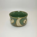 Green Swirly Sake Cup