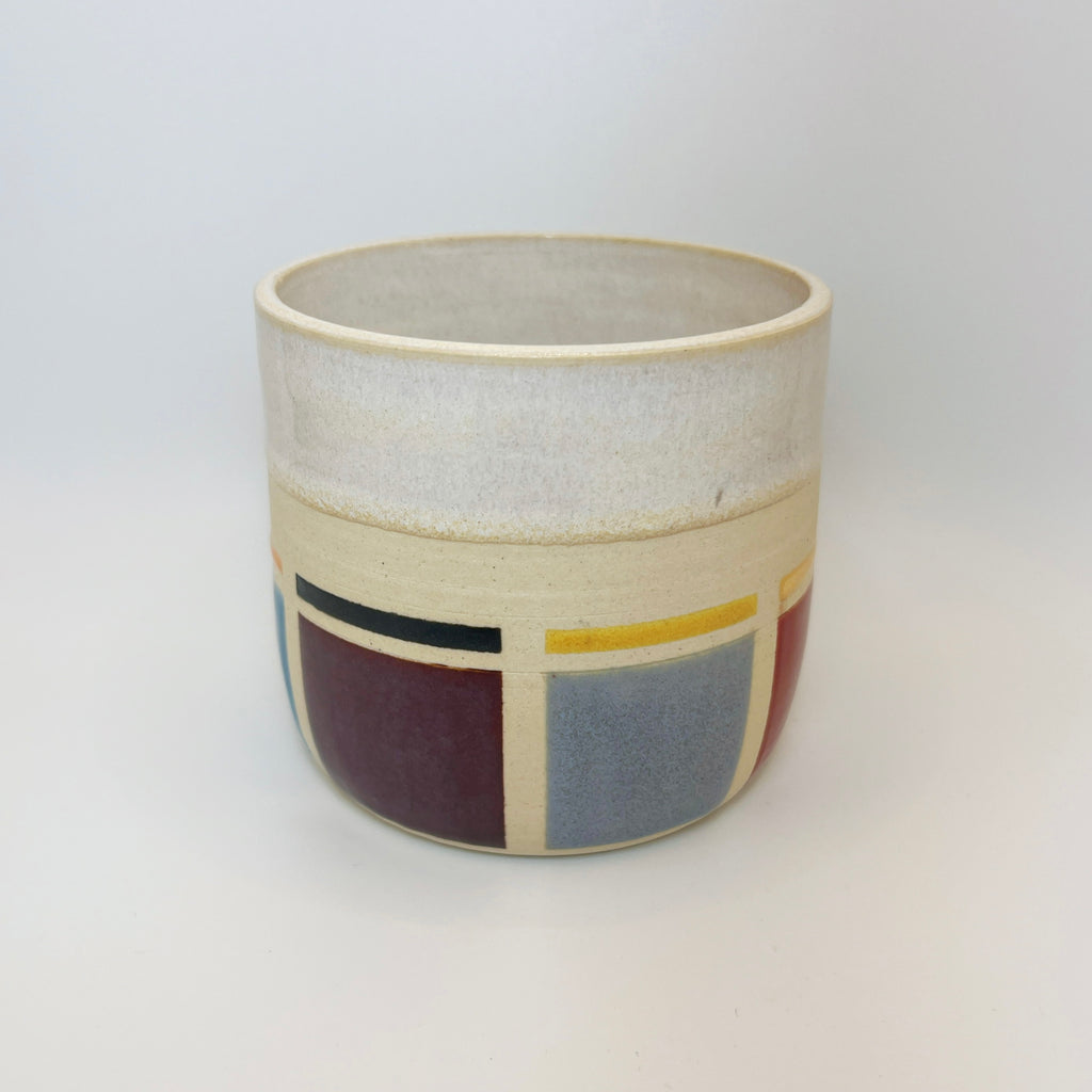 Multicolor Tiled Cup