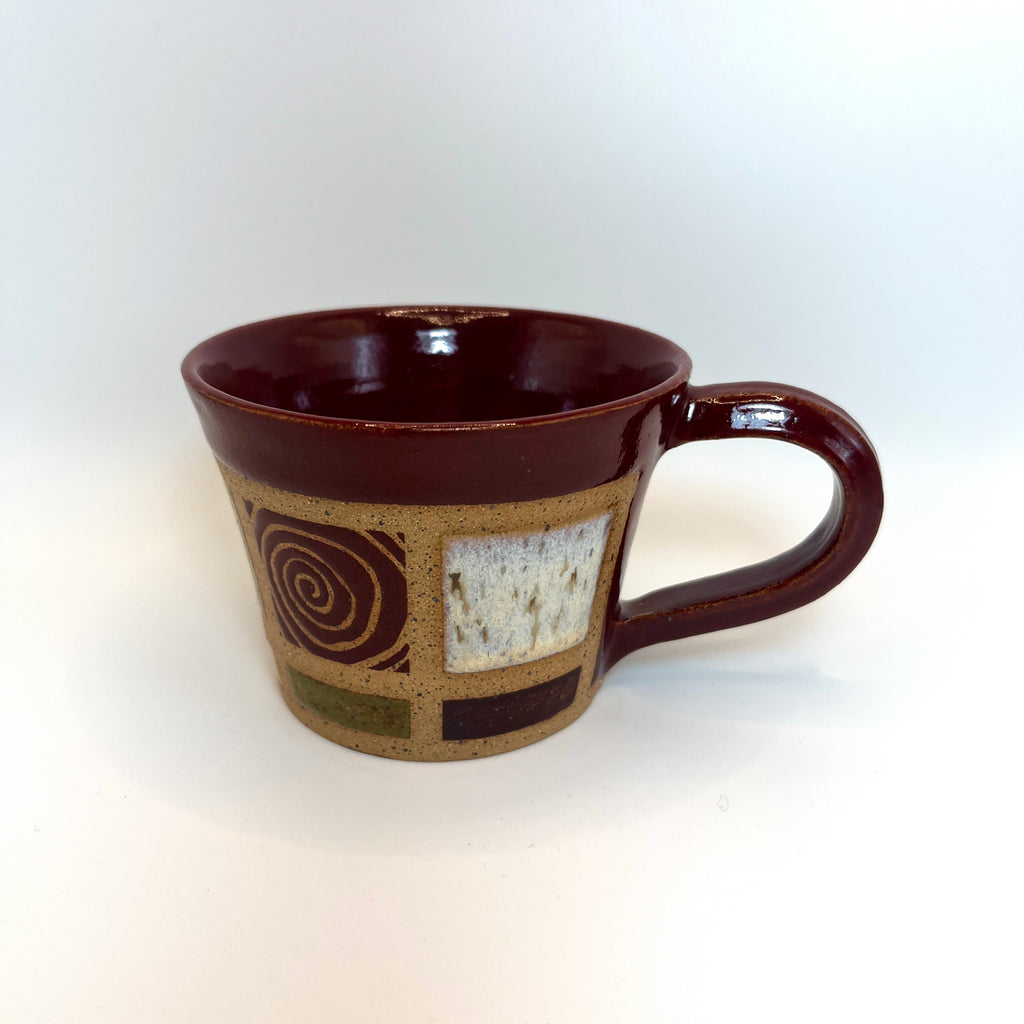 Red Tiled Mug