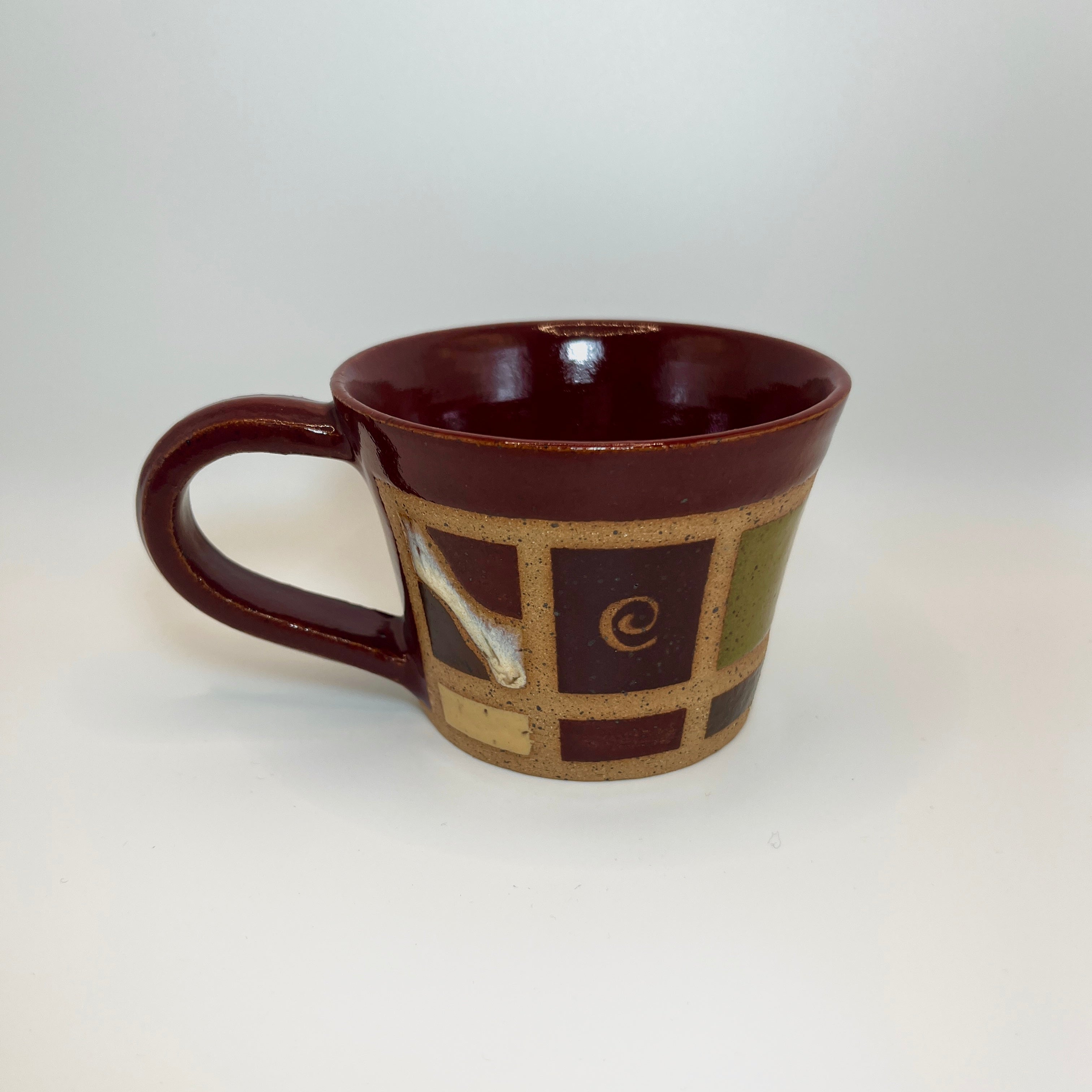 Red Tiled Mug