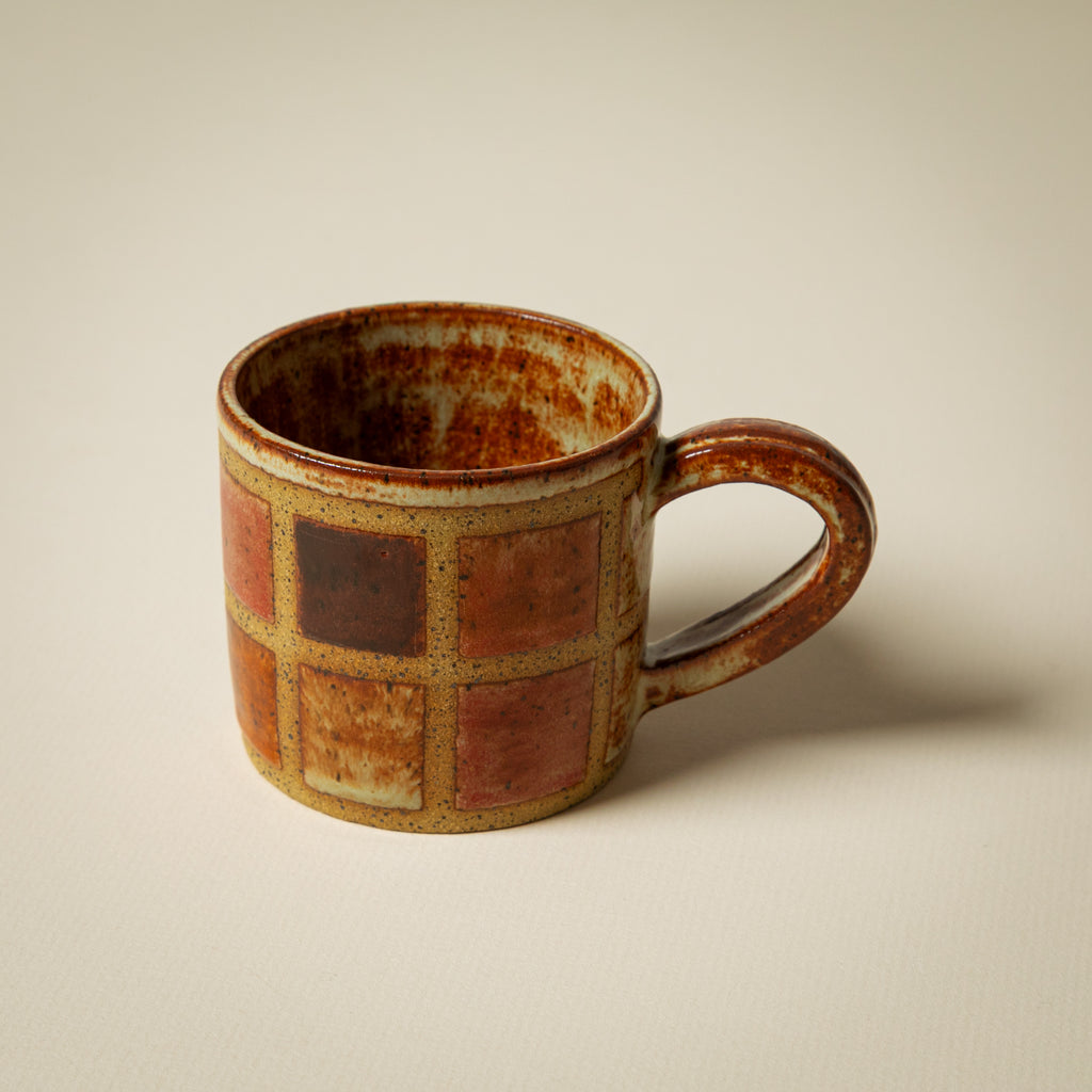 Red Tiled Mug