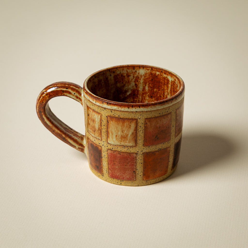 Red Tiled Mug