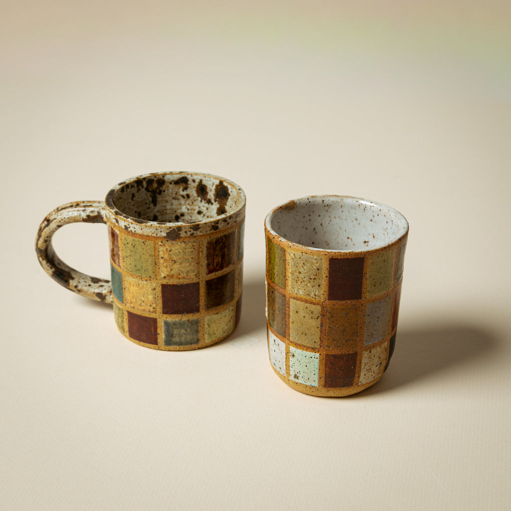 Cowprint Tiled Mug