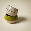 White & Green Mini Bowls