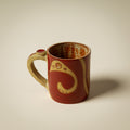 Red Swirly Mug