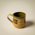 Green Star Tiled Mug