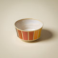Red Striped Bowl