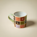 Multi-Colored Tiled Mug