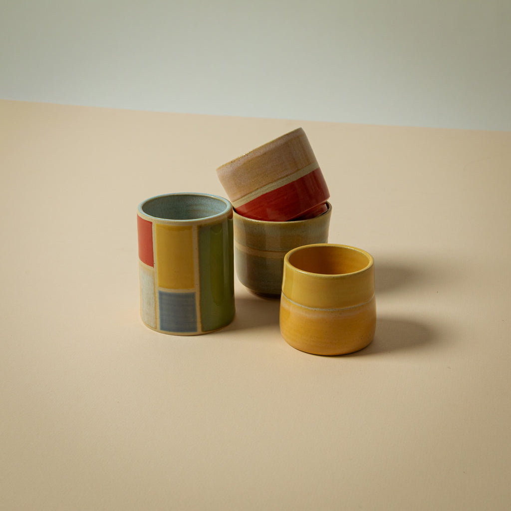 Colorful Bento Cup & Colored Teacups